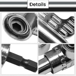 105 Degrees Silver Long Bits Corner Tool Hand Drill Screwdriver Bits Details