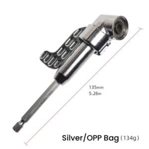 105 Degrees Silver Long Bits Corner Tool Hand Drill Screwdriver Bits Size