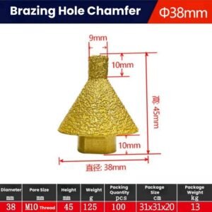 Brazing Hole Chamfer