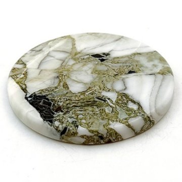 Custom Round Coaster Thermal Insulation Mats White Nordic Marble