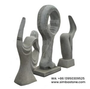 Factory Made Landscape Stone Sculptures White Granite Sculptures Natural Stone