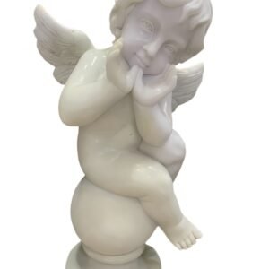 Famous Angel And Hercules Statue White Marble Sculptures Natural Stone