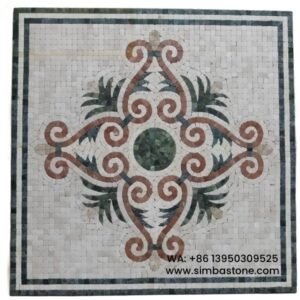 Flowers Design Mosaic Tile Pattern Ideas Mosaic Puzzles Natural Stone