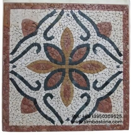 Flowers Pattern Design Mosaic Tile Pattern Ideas Mosaic Puzzles Natural Stone