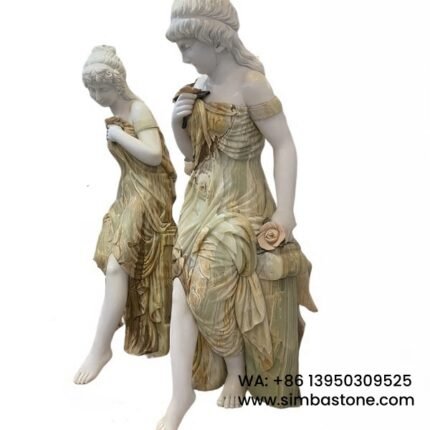 Girl Marble Sculpture For Sale Carving White Marble Sculptures Natural Stone