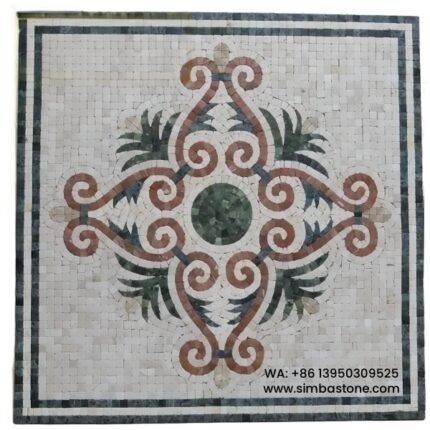 Mosaic Flowers Marble Mosaic Tiles Patterns Mosaic Puzzles Natural Stone