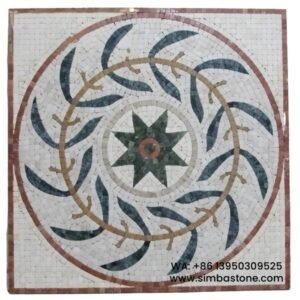 Round Mosaic Design Mosaic Tile Pattern Ideas Mosaic Puzzles Natural Stone