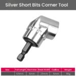 Silver Short Bits Corner Tool Size