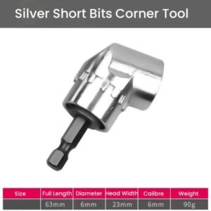 Silver Short Bits Corner Tool Size