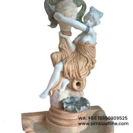 Small Fountains Modern Marble Sculpture White Marble Sculptures Natural Stone