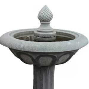 Solar Powered Water Fountain Garden Fountain Granite Natural Stone