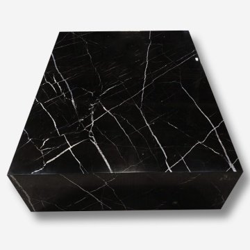 Square Coffee Table Black Marquina Marble