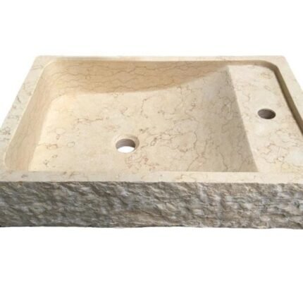 Vanity Tops Beige Travertine Sink Vanity Sink Natural Stone