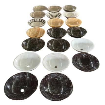 Various Round Quartz Stone Sink Wash Basin Sink Hand Wash Sink Natural Stone